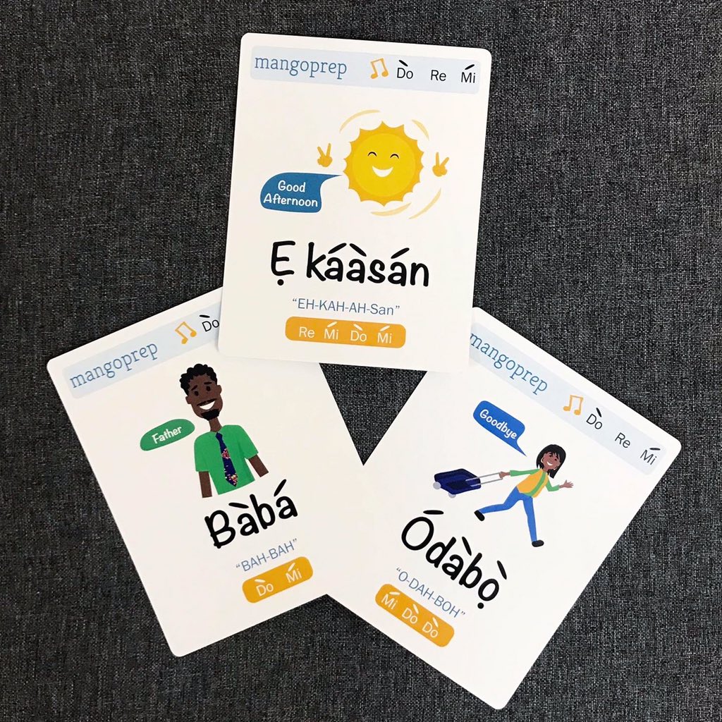 Learn Yoruba with these Flashcards